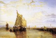 J.M.W. Turner Dort,or Dordrecht,the Dort Packet-Boat from Rotterdam Becalmed Spain oil painting artist